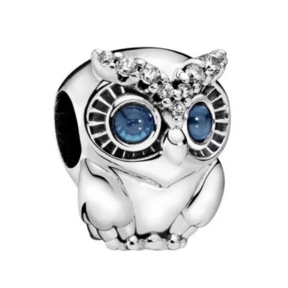 PANDORA Sparkling Owl Charm